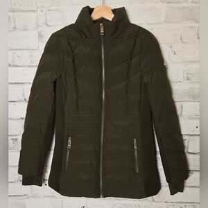 Michael Kors Quilted Puffer Jacket XS | Sleek Winter MK Coat